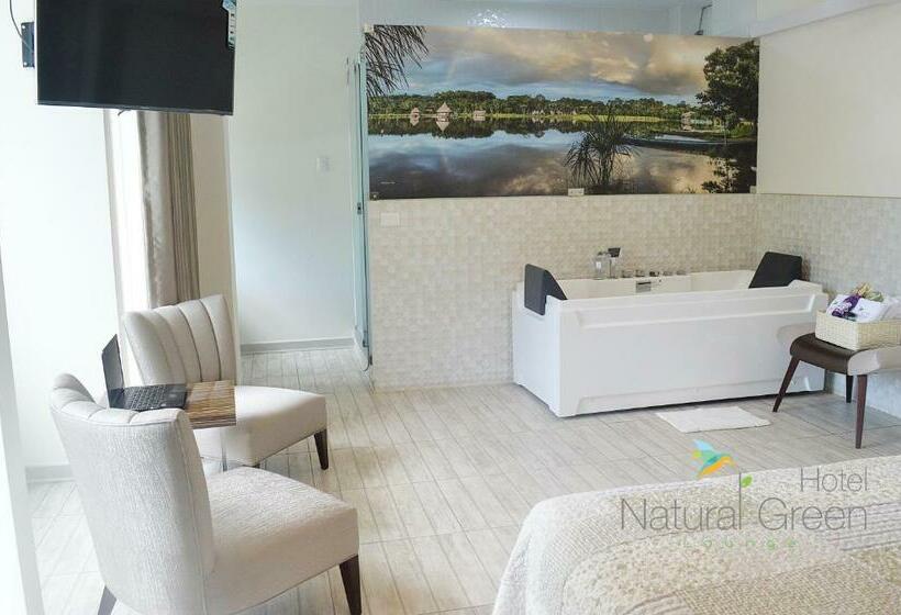 Люкс Кровать Кинг, Natural Green Lounge