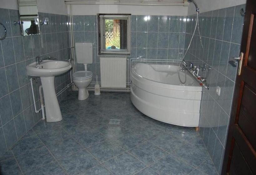 غرفة قياسية ثلاثية مع حمام خارجي, Zoltán & Erika Panzió Parajd