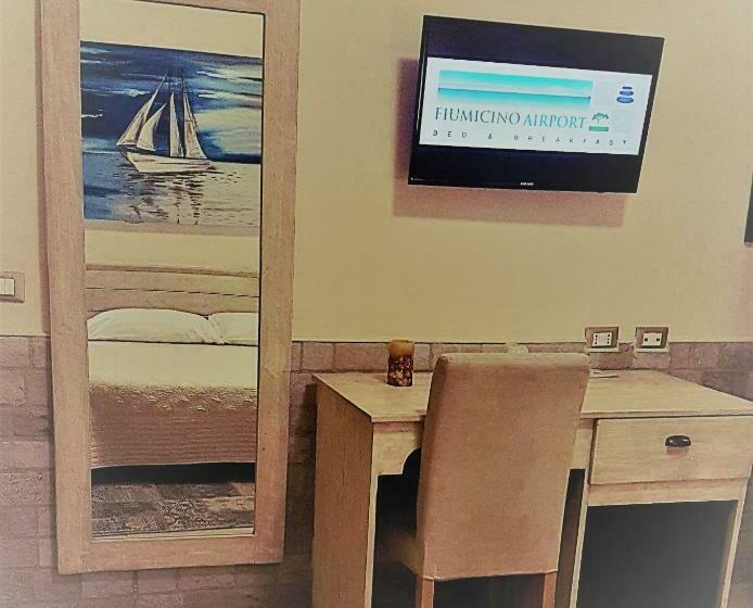 标准间, Fiumicino Airport B&b Deluxe