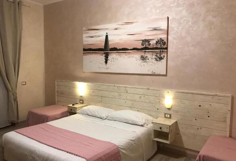 四人标准间, Fiumicino Airport B&b Deluxe