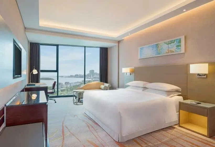 Deluxe-huone King-vuode Näköala, Sheraton Qingdao West Coast