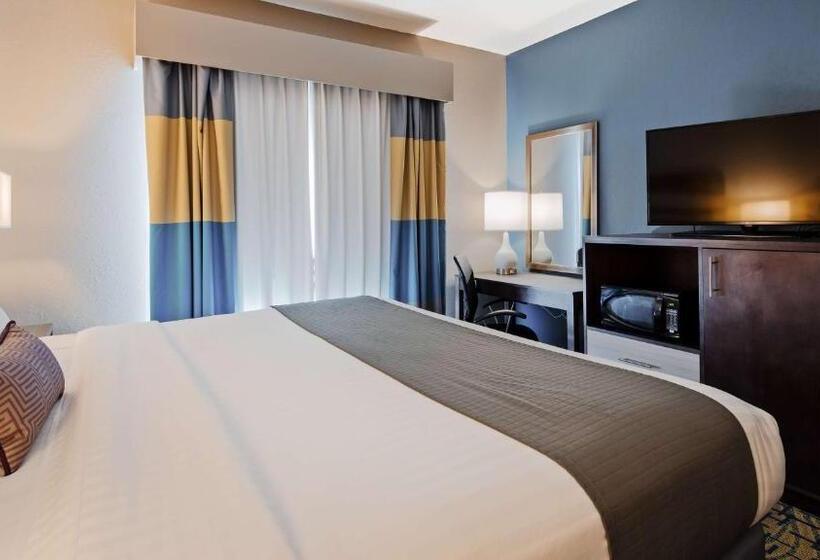 适合残疾人士使用的带超级大床的标准间, Spark By Hilton Erie