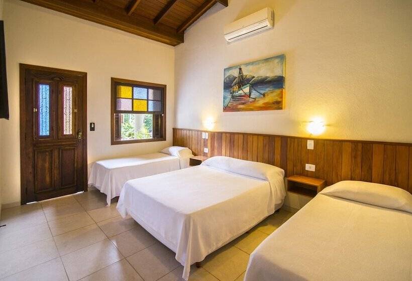 غرفة ديلوكس رباعية, Pousada Perequê