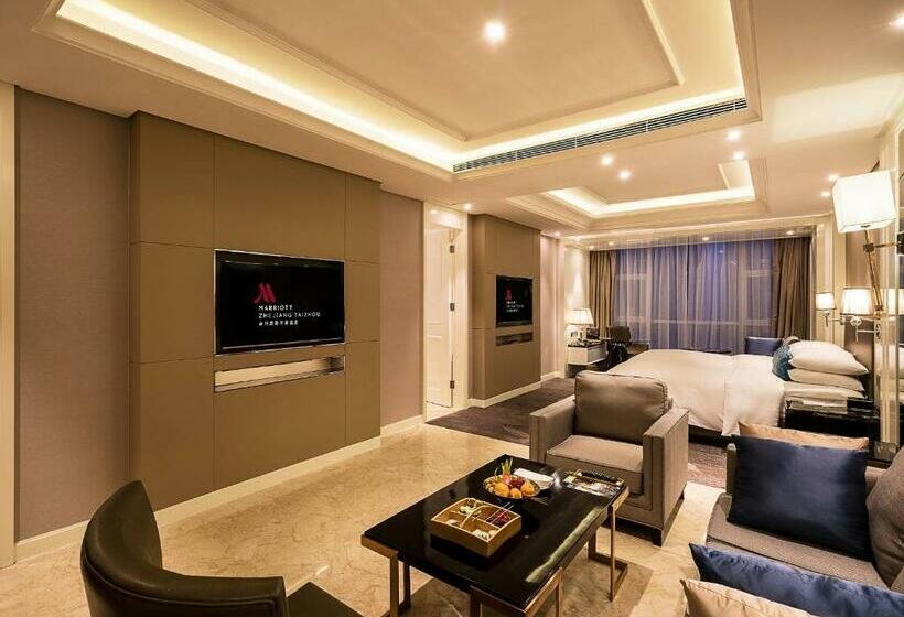 Júnior Suíte Cama King, Zhejiang Taizhou Marriott