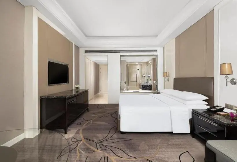 キングサイズベッドのデラックスルーム, Zhejiang Taizhou Marriott