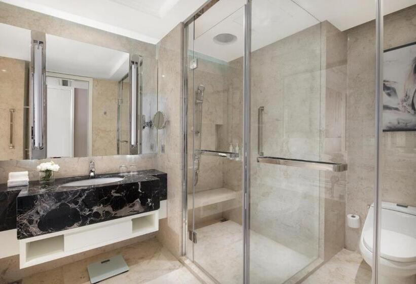 חדר דחוקס עם מיטת קינג, Zhejiang Taizhou Marriott