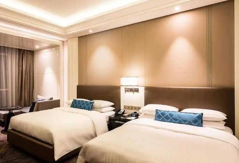 ２ダブルベッドのスタンダードルーム, Zhejiang Taizhou Marriott