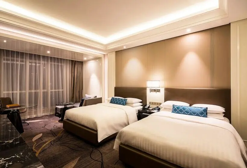 ２ダブルベッドのスタンダードルーム, Zhejiang Taizhou Marriott