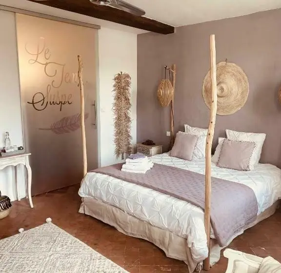 キングサイズベッドのスーペリアルーム, B&b Temps Suspendu Provence