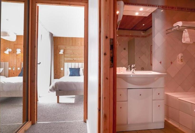 Номер Стандарт Трехместный, Chalet Hôtel Des 2 Gares