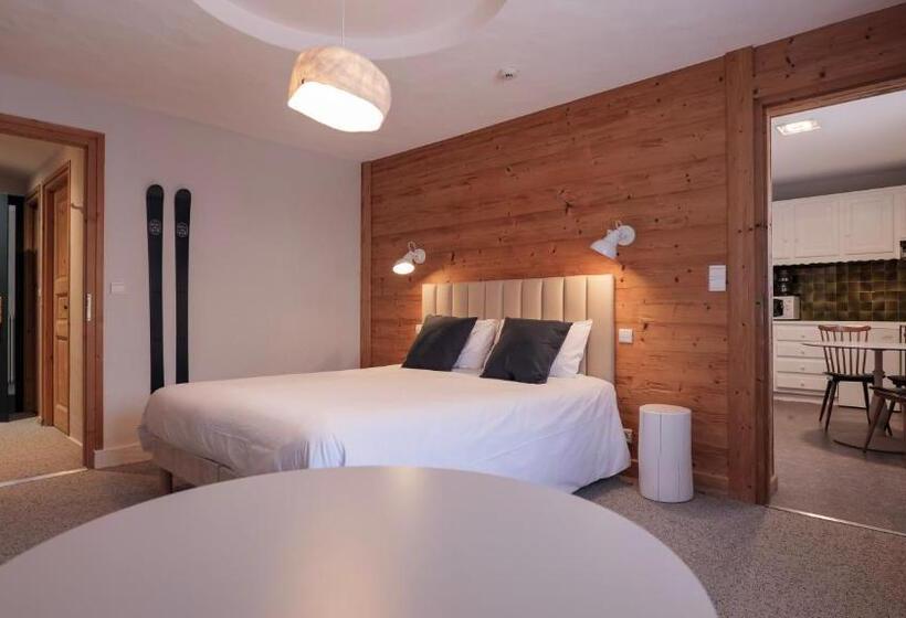 침실 1개 아파트, Chalet Hôtel Des 2 Gares