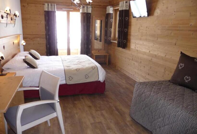 四人标准间, Chalet Hôtel Le Beausoleil, The Originals Relais