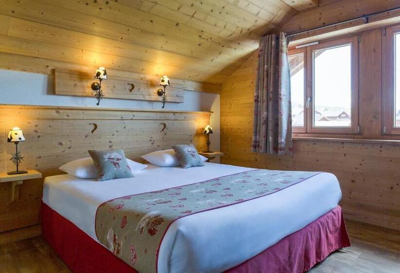 اتاق استاندارد چهار تخته, Chalet Hôtel Le Beausoleil, The Originals Relais