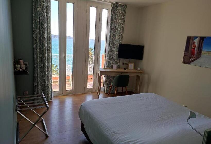 חדר סופריור נוף לים, Les Galets Hôtel Et B&b