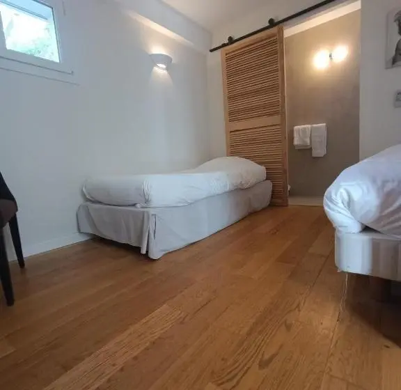 １ベッドルームのデラックスアパートメント, Les Galets Hôtel Et B&b