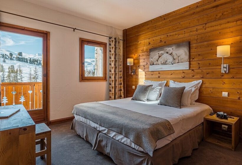 Comfort room with mountain view, Hôtel Carlina By Les Etincelles