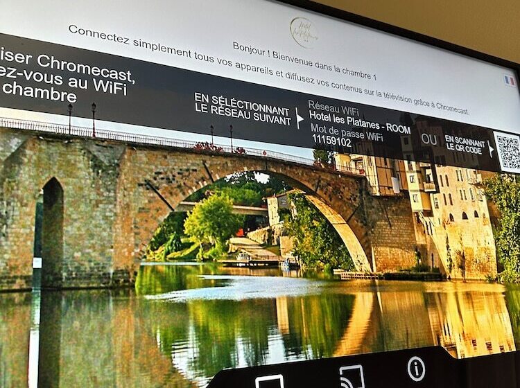 Номер Стандарт Трехместный, Contact Hôtel Les Platanes Villeneuve Sur Lot Centre