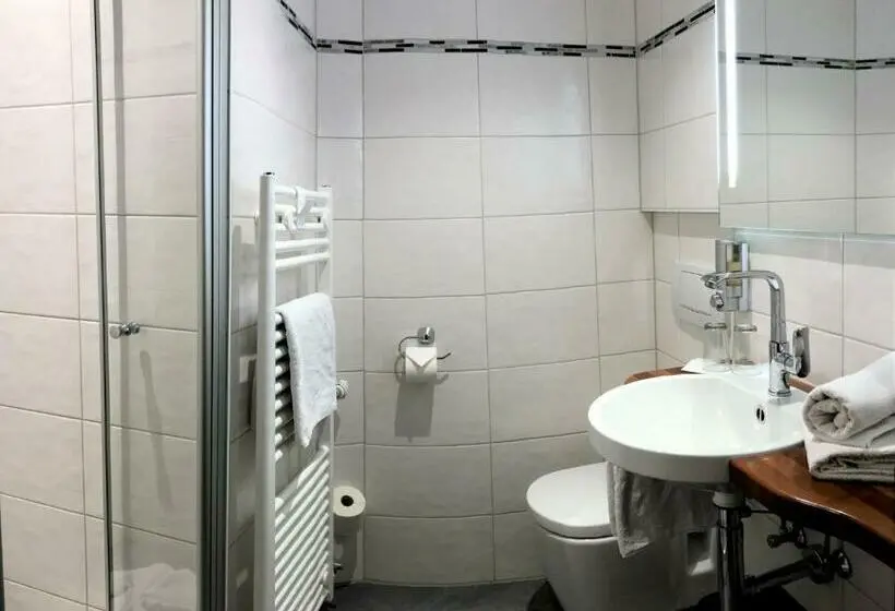 اتاق استاندارد یک تخته با بالکن, Gästehaus Seeklause