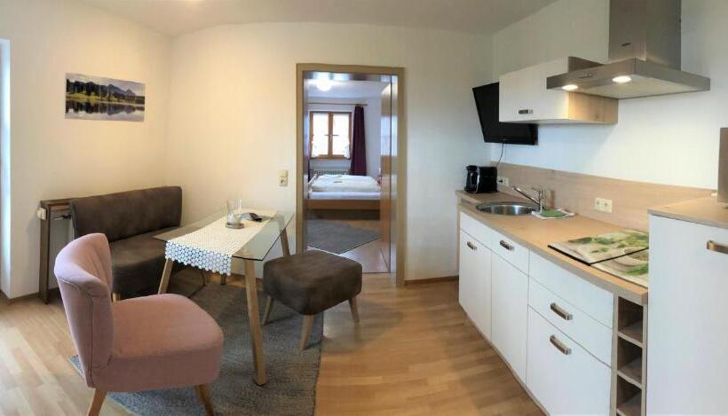 バルコニー付き1ベッドルームアパートメント, Gästehaus Seeklause