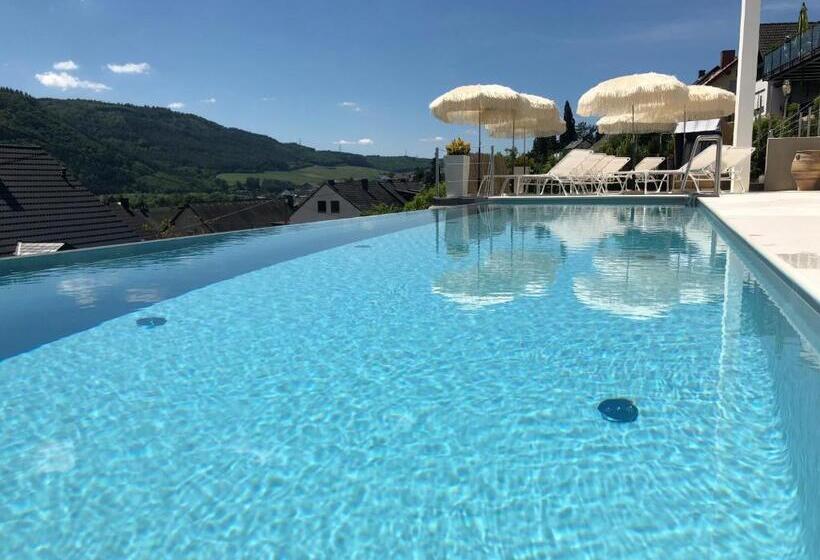 Апартаменты Deluxe с 1 спальней, с видом на бассейн, Weingut Aparthotel Olinger