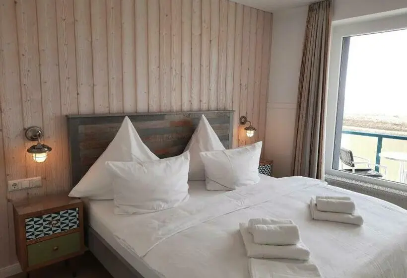 Standard-huone Merinäkymä Parveke, Beachhotel Cuxhaven