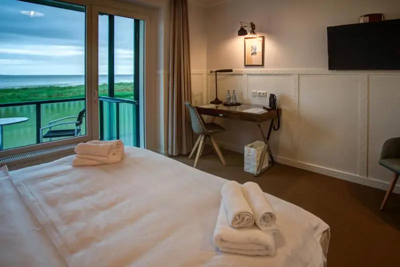 Standard-huone Merinäkymä Parveke, Beachhotel Cuxhaven