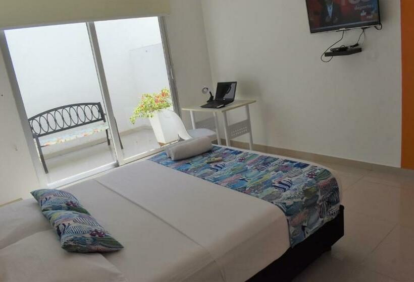 テラス付きスタンダードルーム, Color House Santa Marta