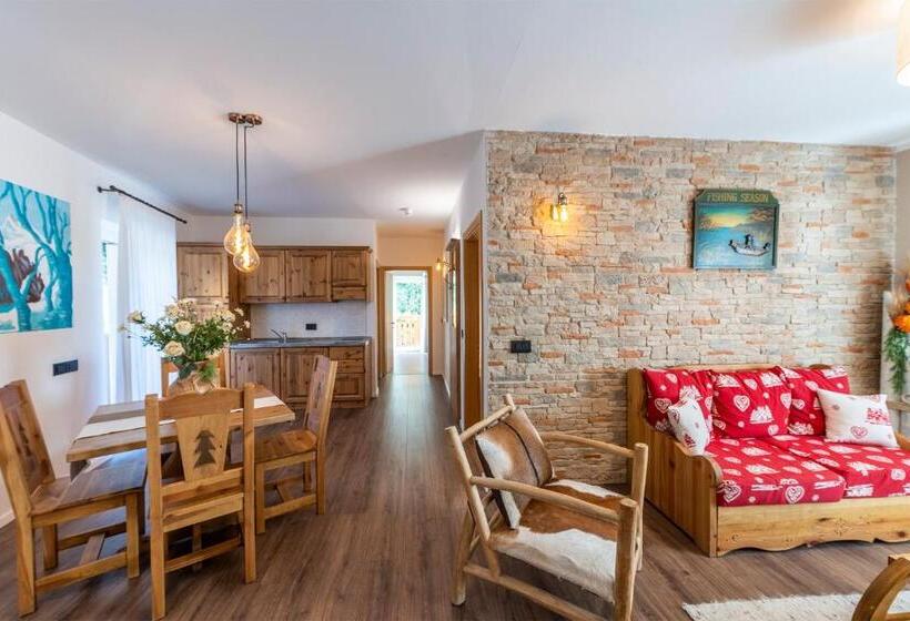 شقة غرفة نوم واحدة مزودة بشُرفة, Alpino Wellness & Spa