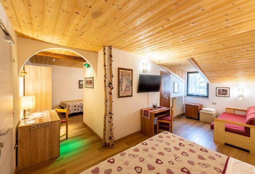 غرفة عائلية, Alpino Wellness & Spa