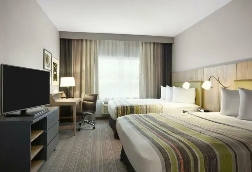 ２ダブルベッドのスタンダードルーム, Country Inn & Suites By Radisson, San Antonio Medical Center, Tx