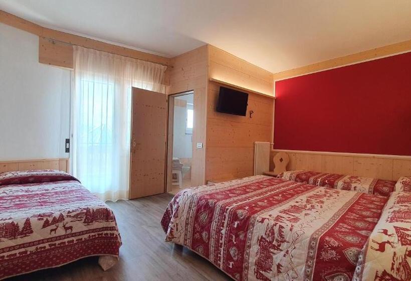 スタンダード４人部屋, La Montanina Hotel In Val Di Non