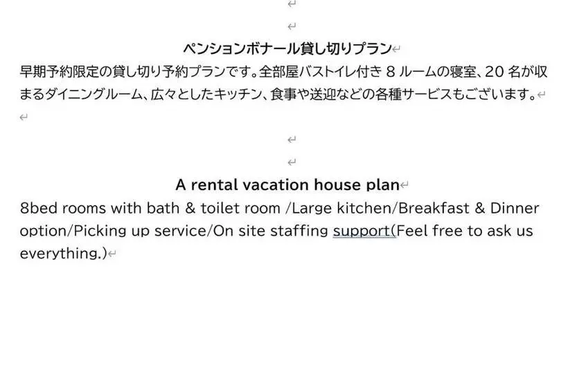 シャレー1寝室, Pension Bonnard
