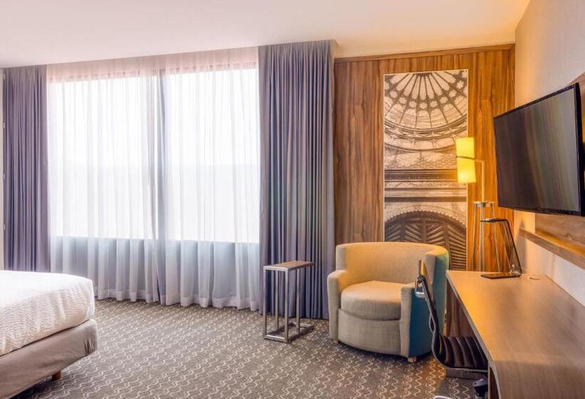 キングサイズベッドのスタンダードルーム, Courtyard By Marriott Mexico City Vallejo