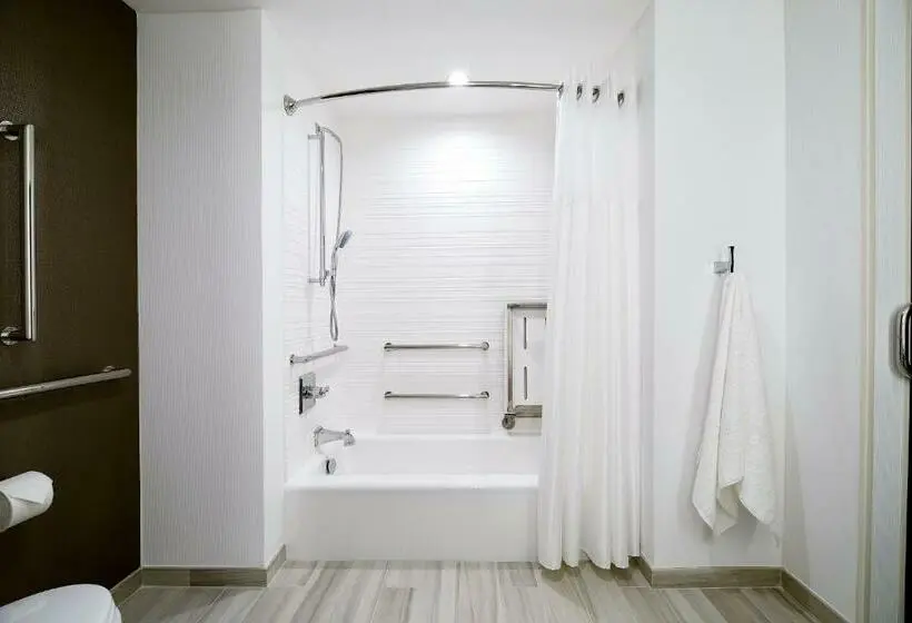 身障者適用キングサイズベッドルーム, Hilton Garden Inn Roslyn