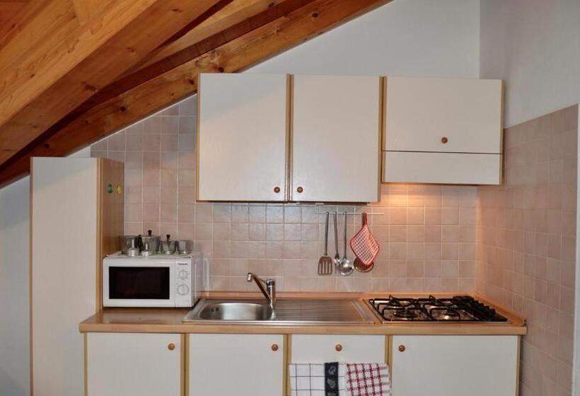 침실 2개 아파트, Residence Al Caminetto