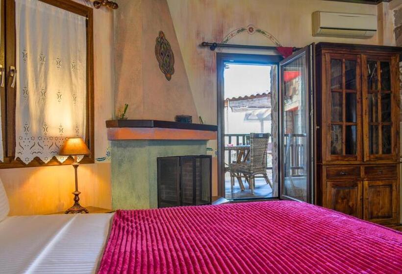 اتاق استاندارد سه تخته با چشمانداز, Monastiri Guesthouse