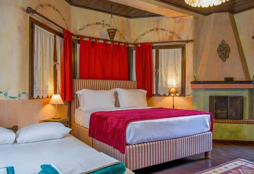 اتاق استاندارد سه تخته با چشمانداز, Monastiri Guesthouse