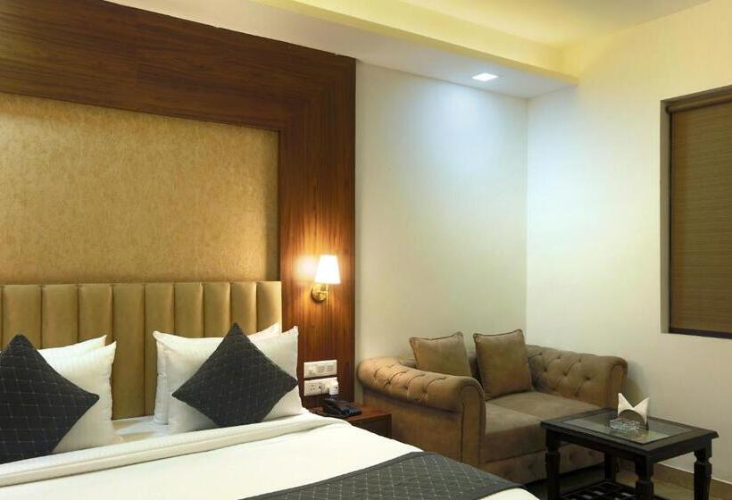 غرفة ديلوكس سرير كينج, Park Green  Delhi Airport A Unit Of Prithvi Palace