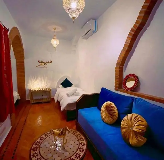 Deluxe Kolmen Hengen Huone, Riad Bab Mahruk