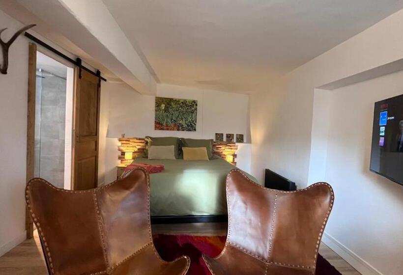 חדר סטנדרט נוף להרים, Le Moulin De Navette   La Meule