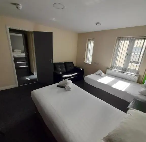 ２ベッドスイートルーム, Lymedale Suites Studios & Aparthotel In Newcastle Under Lyme & Stoke