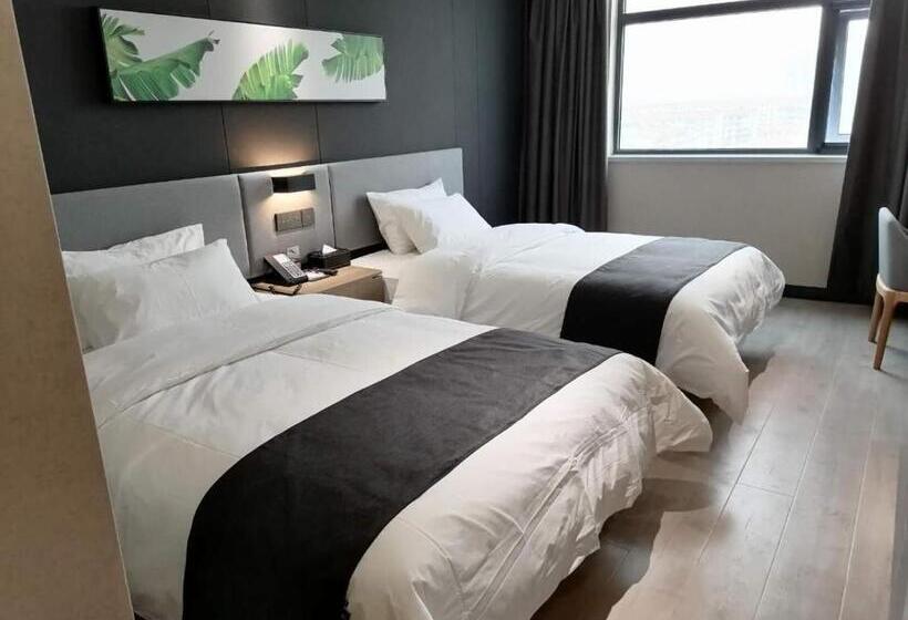 Номер Премиум, Thank Inn Chain Hotel Shangqiu Yongcheng Jinbo Grand Plaza