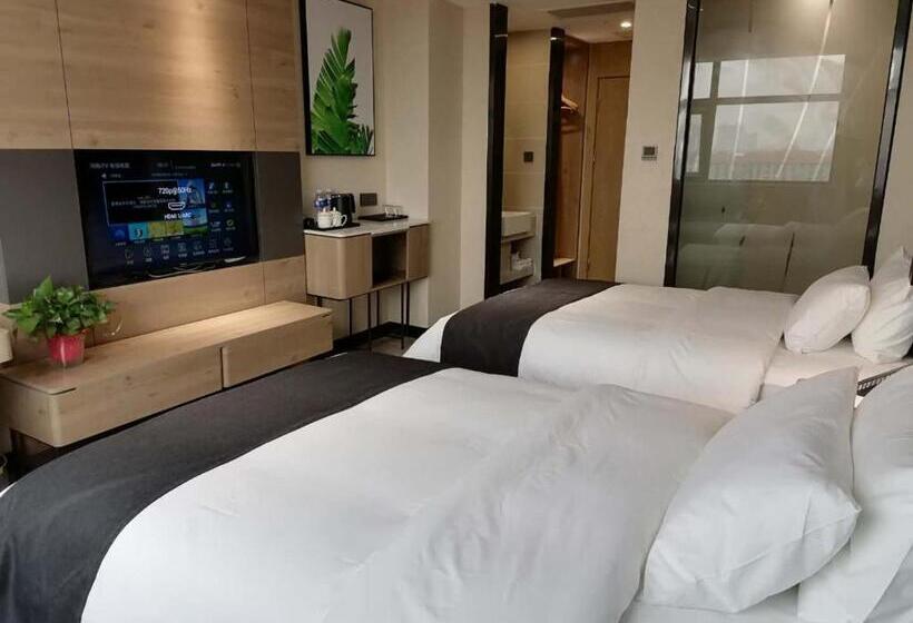 Номер Премиум, Thank Inn Chain Hotel Shangqiu Yongcheng Jinbo Grand Plaza