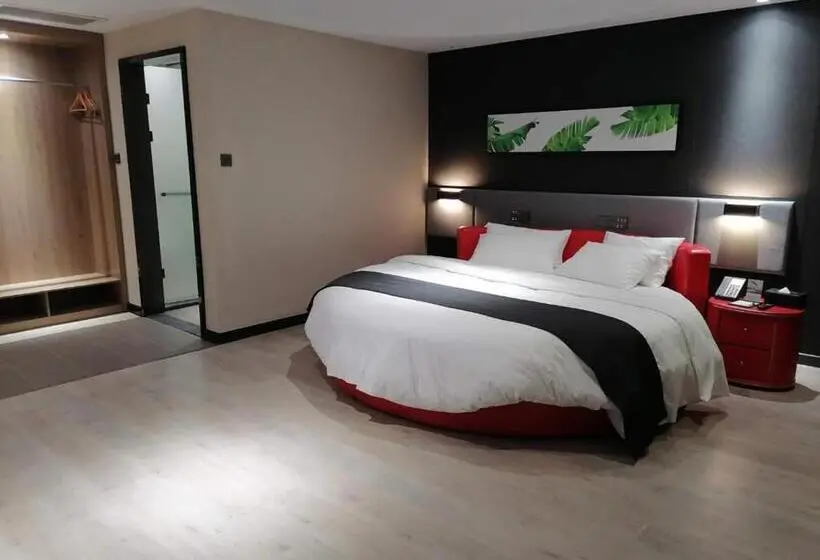 ロマンチックな部屋, Thank Inn Chain Hotel Shangqiu Yongcheng Jinbo Grand Plaza