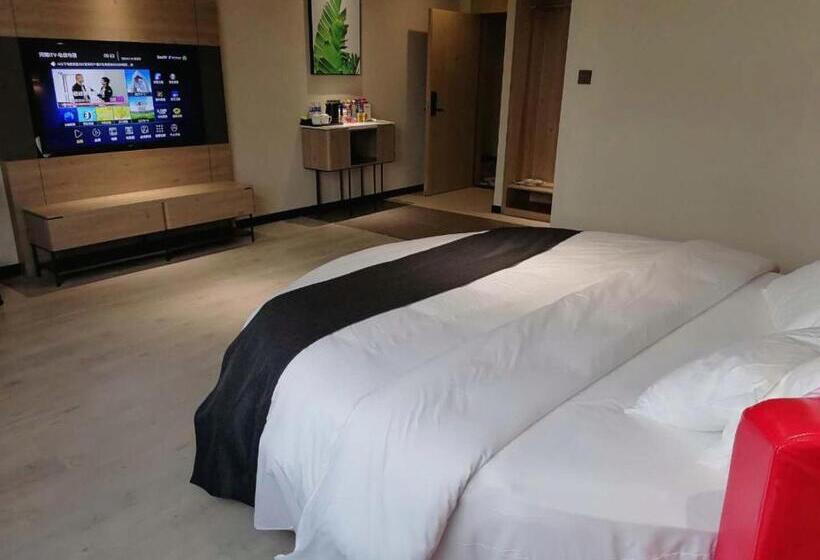 浪漫感的房间, Thank Inn Chain Hotel Shangqiu Yongcheng Jinbo Grand Plaza