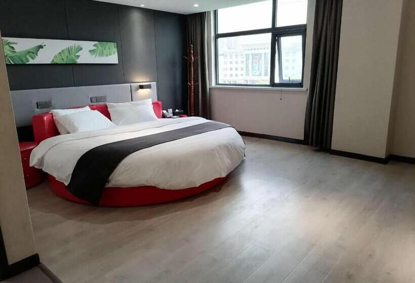 浪漫感的房间, Thank Inn Chain Hotel Shangqiu Yongcheng Jinbo Grand Plaza