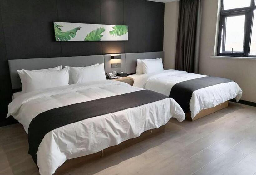 패밀리 룸, Thank Inn Chain Hotel Shangqiu Yongcheng Jinbo Grand Plaza