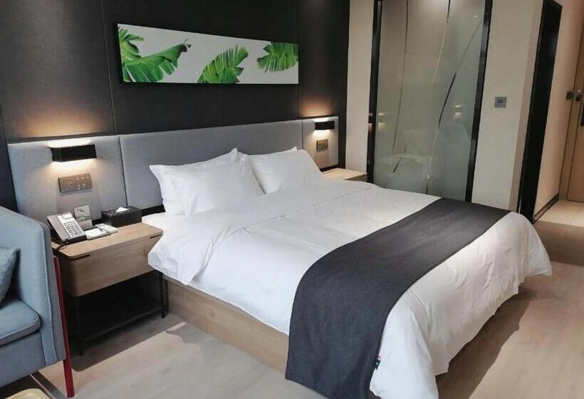 Номер Superior, Thank Inn Chain Hotel Shangqiu Yongcheng Jinbo Grand Plaza