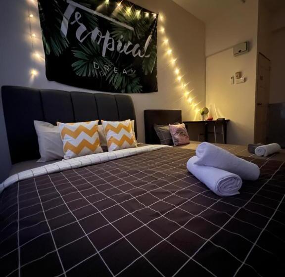 חדר סטנדרטי לשלושה עם נוף, Room1#ig Theme Bargainous#shared Bathroom#3pax#2min Kek Lok Si