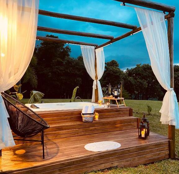 בקתת חדר, Refúgio Do Sol Park Pousada   Cabana   Hospedagem